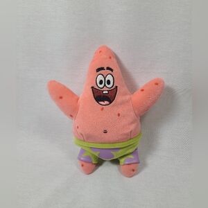 TY Patrick Star Bean Bag Plush 6" Spongebob Squarepants 2006